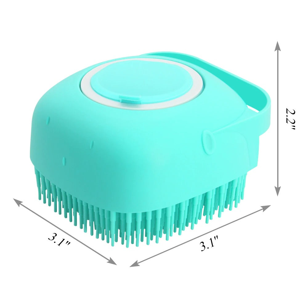 Dog Cat Internal Shampoo Box Bathroom Silicone Massage Comb