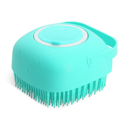 Dog Cat Internal Shampoo Box Bathroom Silicone Massage Comb