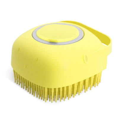 Dog Cat Internal Shampoo Box Bathroom Silicone Massage Comb