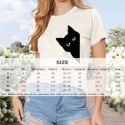 Womens Sport Cat Cool Summer T-Shirts
