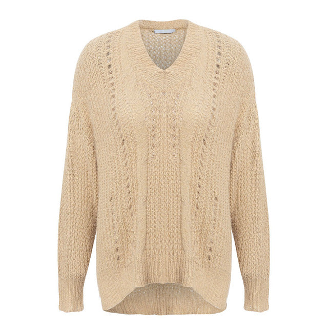 Casual Simple Comfortable Women Sweater
