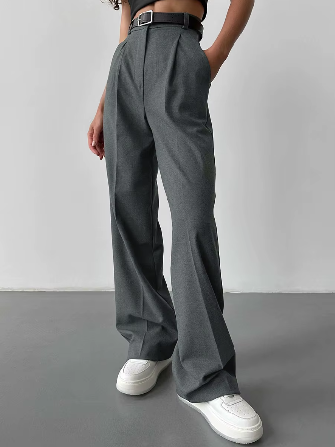 Modern High-Waist Pants