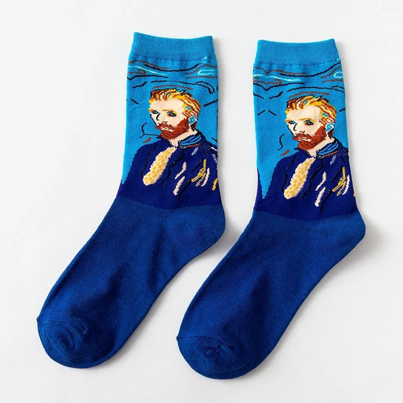 🎁 Art Print Cotton Socks (100% off)