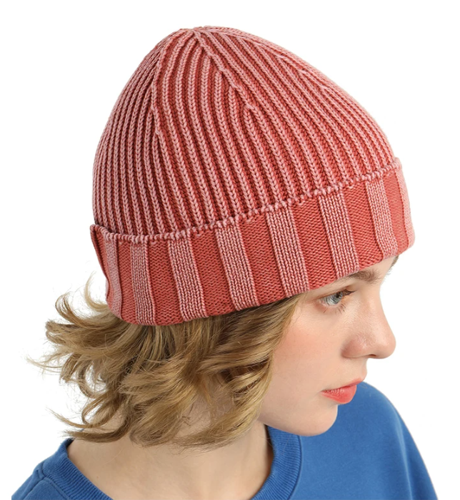 Vintage Washed Cotton Knit Beanie