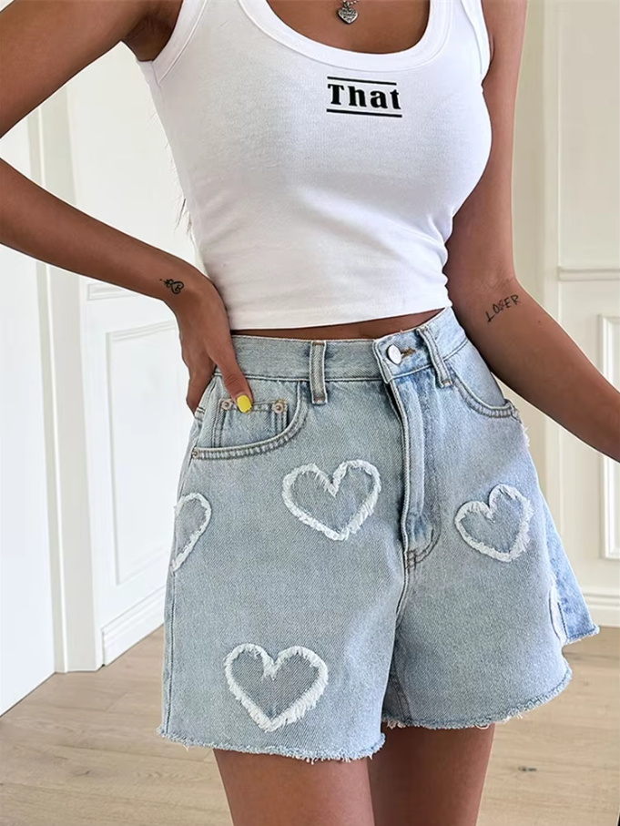 LoveInk Denim Shorts