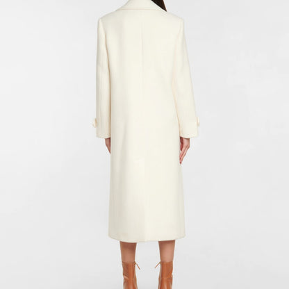 Womens Edge Line Elegant Double Breasted Outwear Coats