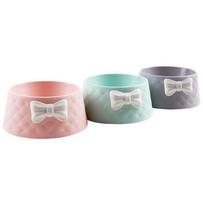 Cats 2 Pieces Front Ribbon Decor Sweety Bowl