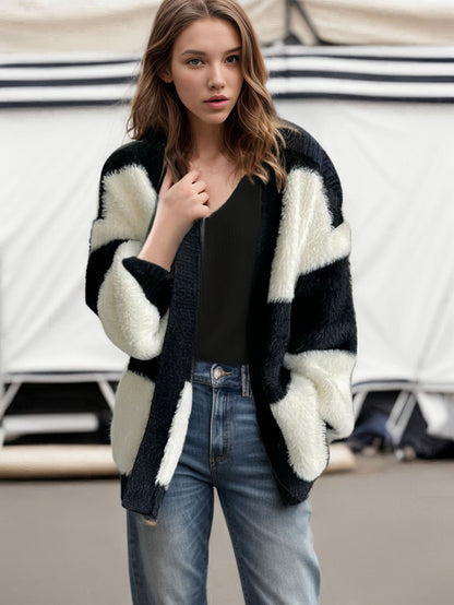 S 5XL Oversized V Neck Autumn Cardigan For Women