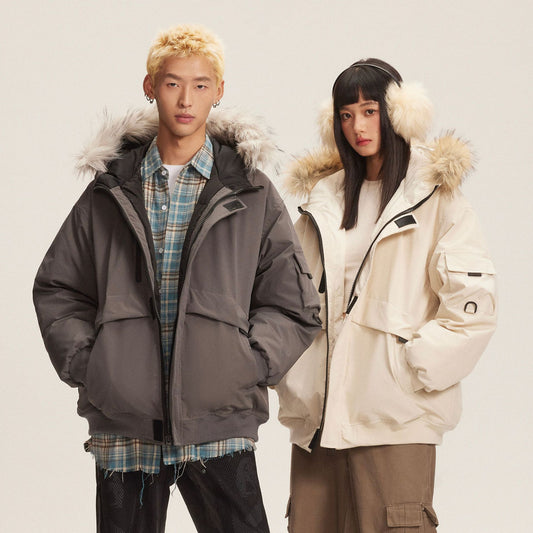 Cotton Padded Hooded Parka
