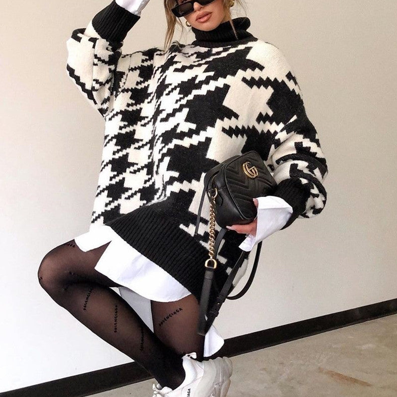 Fall Fusion Retro Vibes Pullover