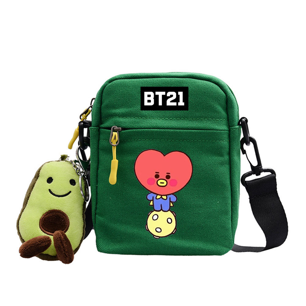 Cartoon Printed Messenger Bag For Outdoor Adventures