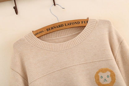 Autumn Artistry O Neck Sweater