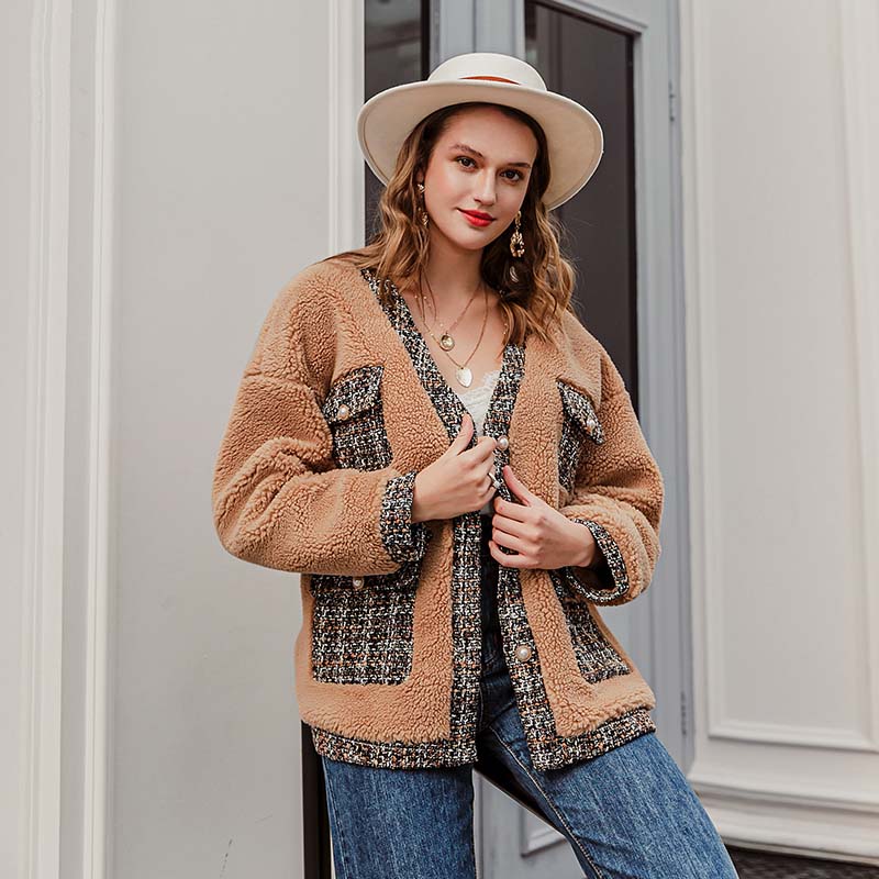 Faux Lamb Wool Coat
