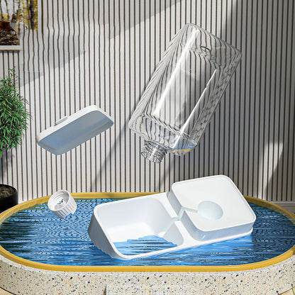 6 In 1 Cat Dog Pet Food Water Bowls