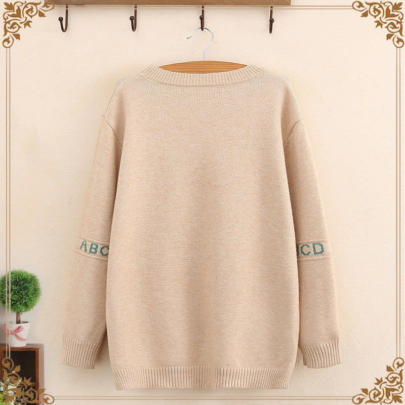 Autumn Artistry O Neck Sweater