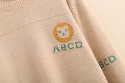 Autumn Artistry O Neck Sweater