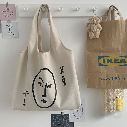 Eco Large Capacity Pogue Life Canvas Shoulder Bag