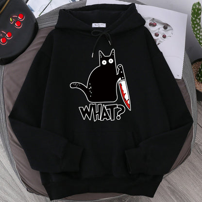 Women Angry Kittens Cat Hoodies