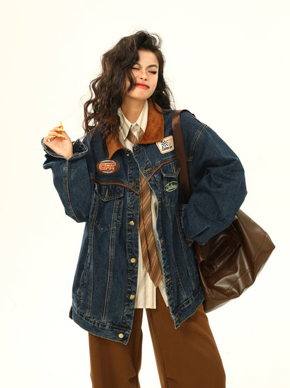 Womens Classic Vintage Denim Jacket