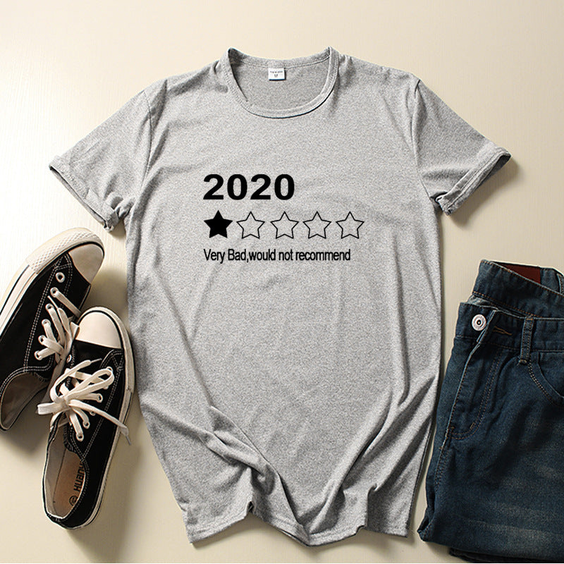 Womens Graphic Letter Print Tops