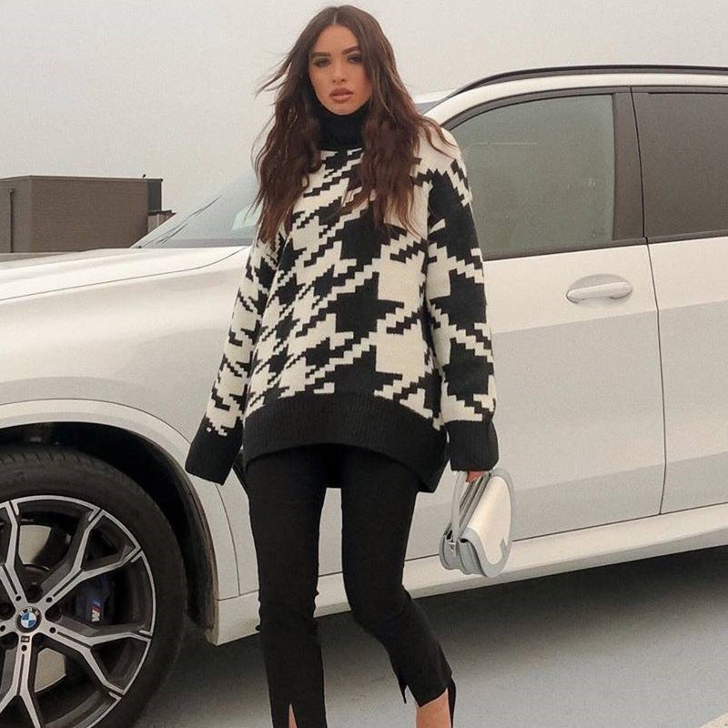 Fall Fusion Retro Vibes Pullover