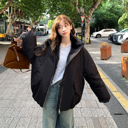 Vintage Style Hooded Parka