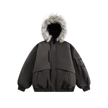 Cotton Padded Hooded Parka