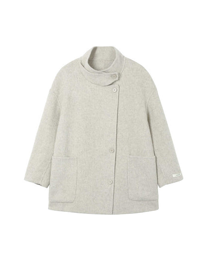 Lady In Luxury Woolen Reversible Coat