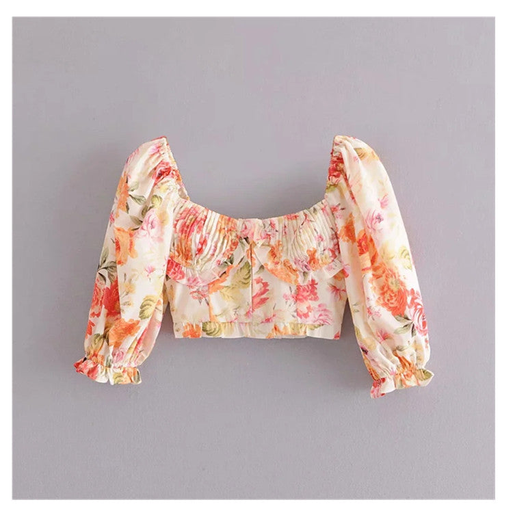 Womens Sleeveless Square Neck Crop Tops