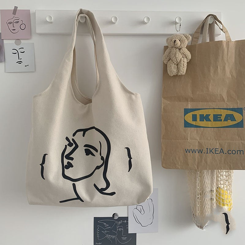 Eco Large Capacity Pogue Life Canvas Shoulder Bag