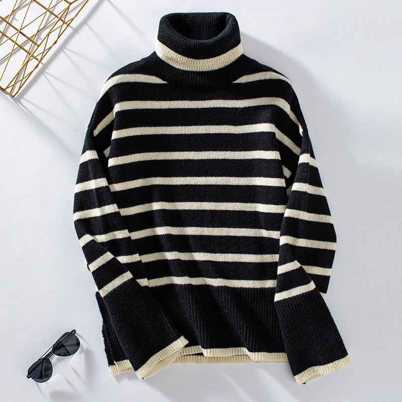 Womens Turtleneck Basic Knitted Sweaters