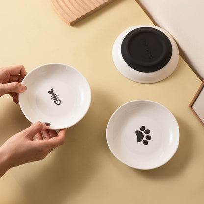 Cats Non Slip Healthy Ceramic Bowls