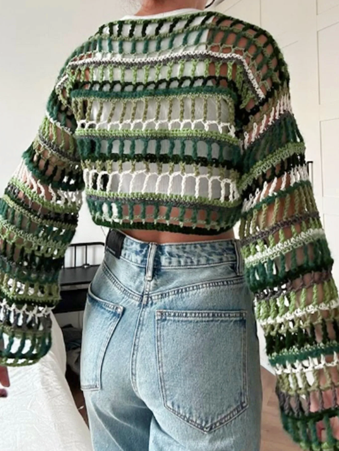 Spring Fling Collar Sweater
