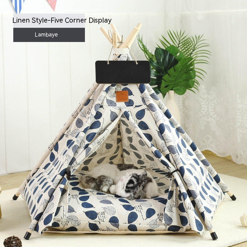 Portable Pet Tent House