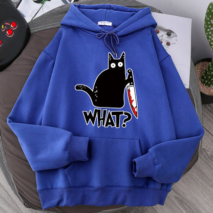 Women Angry Kittens Cat Hoodies
