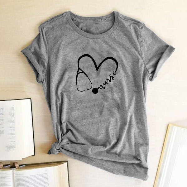 Womens Cowgirl At Heart Print T-Shirt