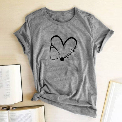 Womens Cowgirl At Heart Print T-Shirt