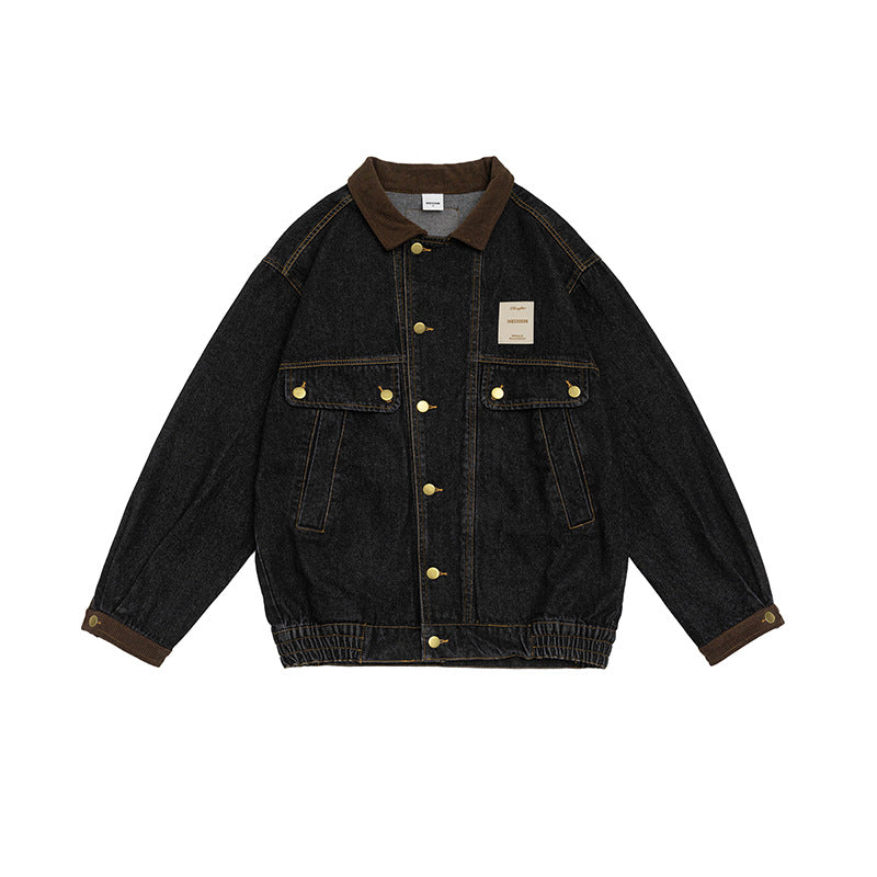 Flap Pocket Button Up Denim Jackets For Women