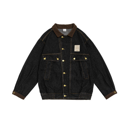 Flap Pocket Button Up Denim Jackets For Women