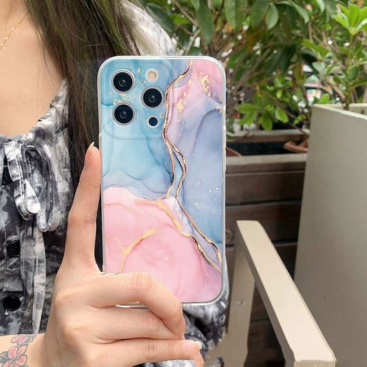 Crystal Crack Marble Phone Cases
