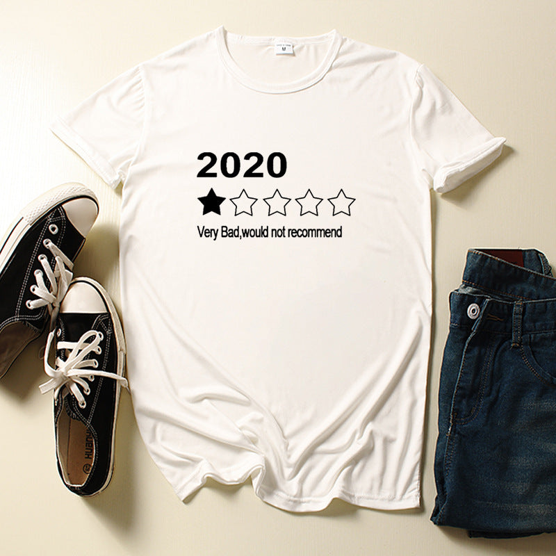 Womens Graphic Letter Print Tops