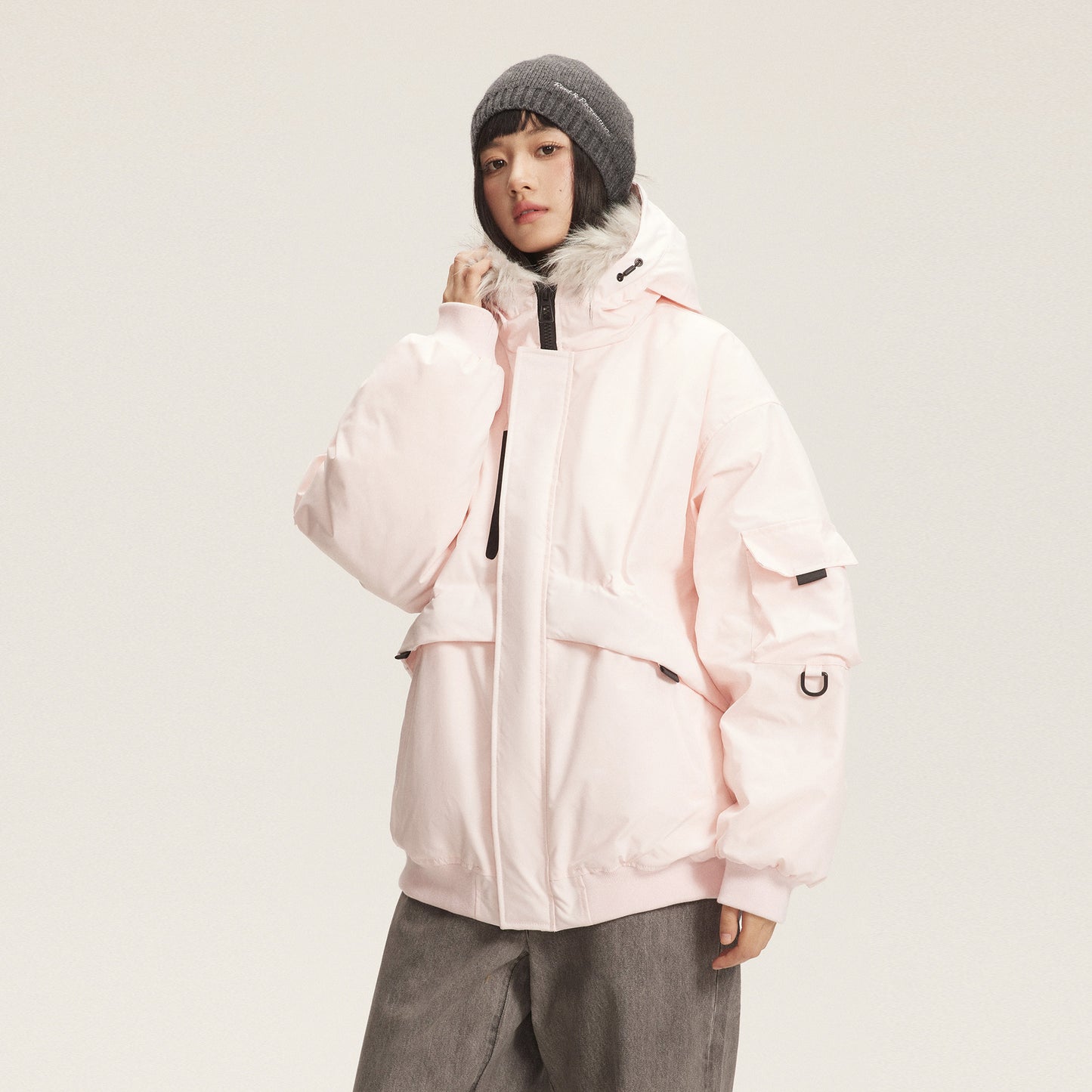 Cotton Padded Hooded Parka