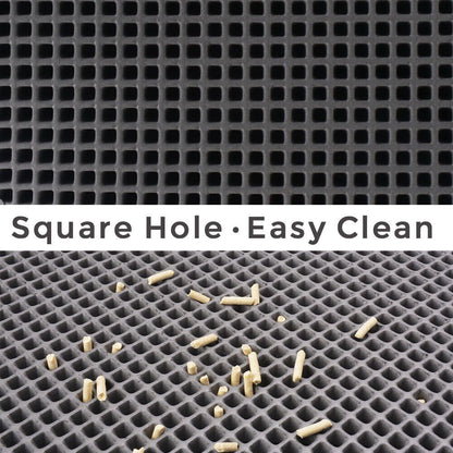Cats Waterproof Black Double Layer Litter Mat