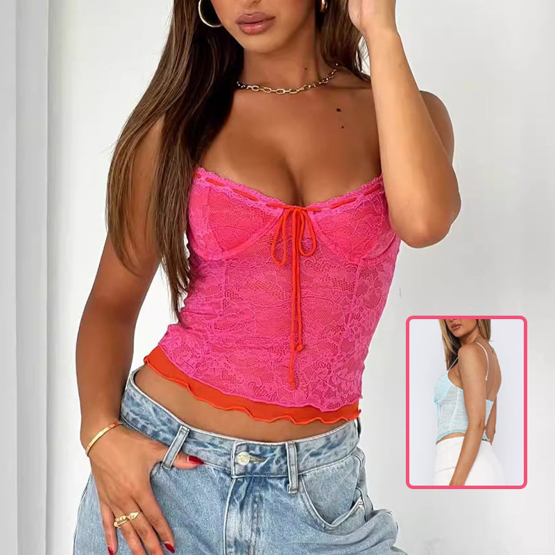 Weekend Lace-Up Tank Top