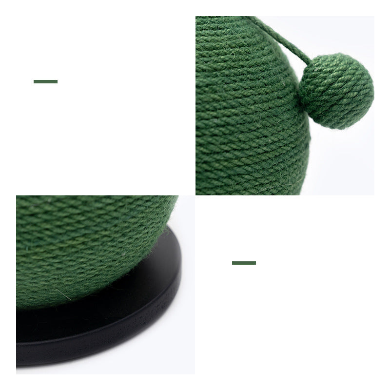 Cat Toy Interactive Rope Ball Scratch Paws