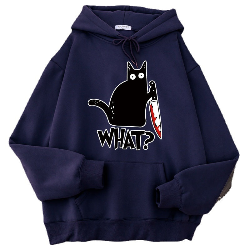 Women Angry Kittens Cat Hoodies