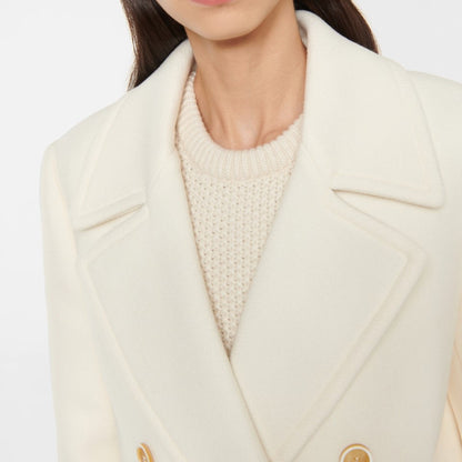 Womens Edge Line Elegant Double Breasted Outwear Coats