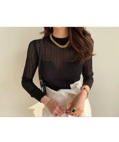 Turtleneck Slim Knitwear Women Sweater