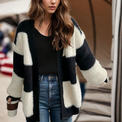 S 5XL Oversized V Neck Autumn Cardigan For Women