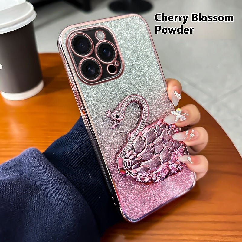 Gradient Swan Sparkle Case